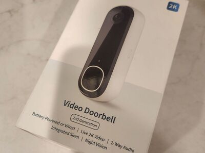 Arlo 2K security video doorbell wifi