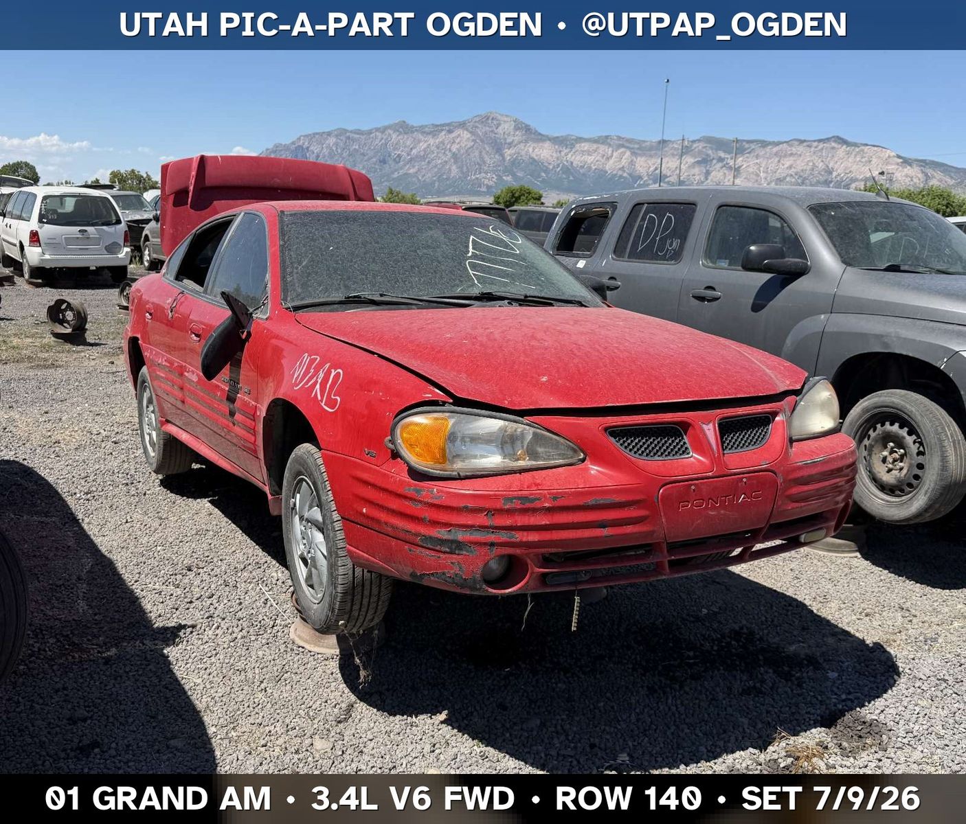 2001 Pontiac Grand Am Parts - UTPAP Ogden
