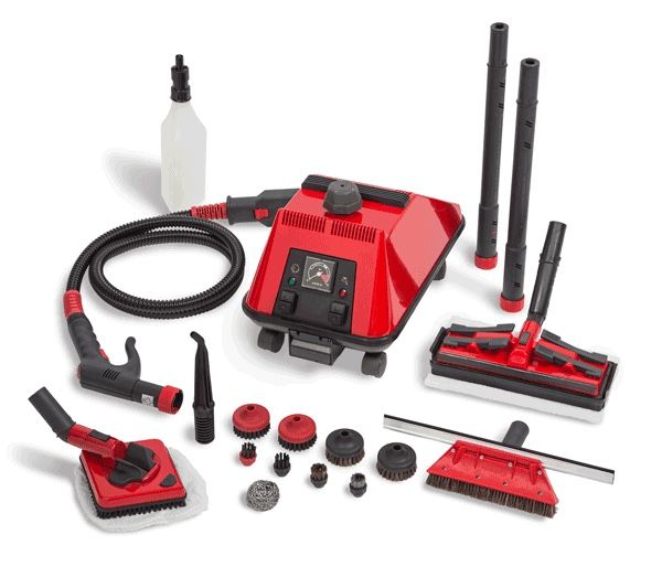 Sargent Steam Professional Steam Cleaner System with Multiple Attachments and Hose
