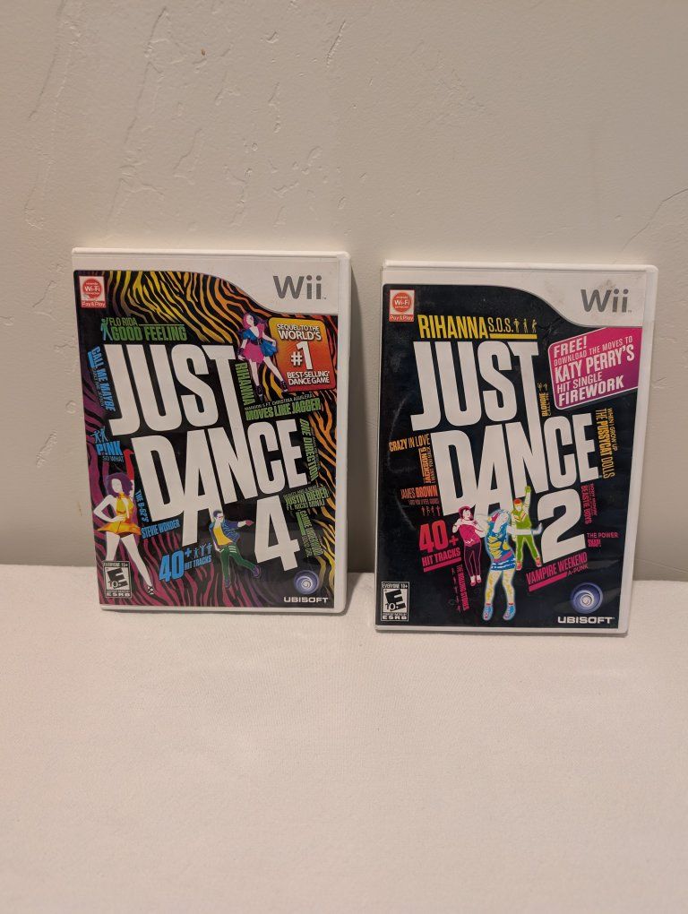 Just Dance 2 & 4 Wii