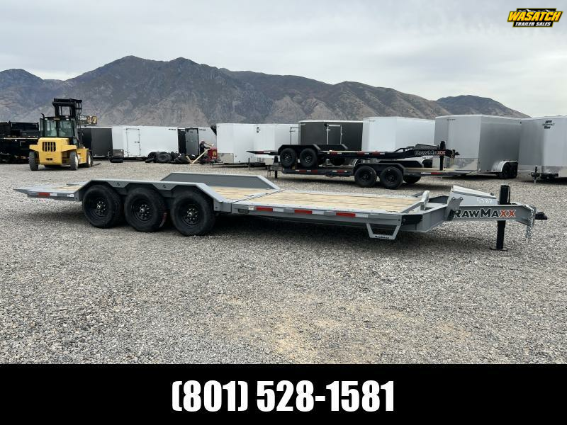 RawMaxx 8.5x26 G3X I-Beam Gravity Tilt Equipment Trailer
