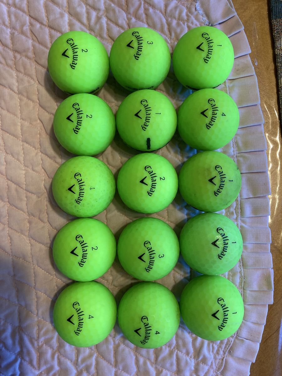 Callaway SuperSoft Green 15 balls/$12