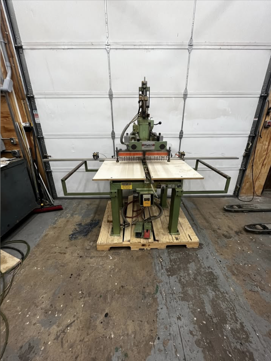 Ayen 21 spindle pneumatic line boring machine