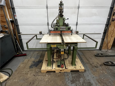 Ayen 21 spindle pneumatic line boring machine