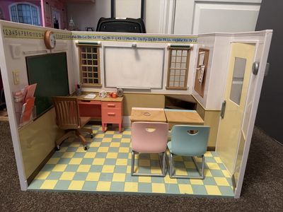Our Generation Awesome Academy School Room Dollhouse Playset for 18-inch Dolls
