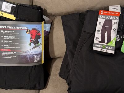 New Winter Ski Snow Board Pants Size Adult Small