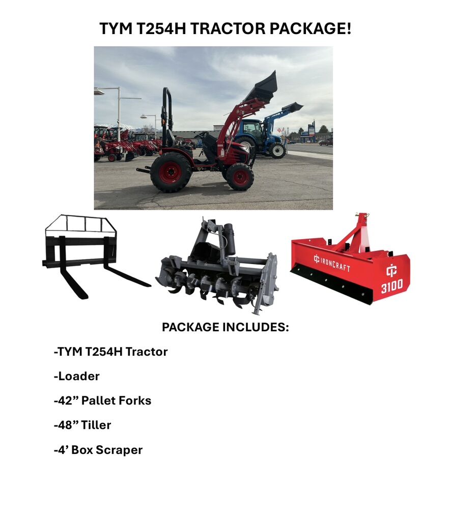 TYM T254H Tractor PACKAGE DEAL!