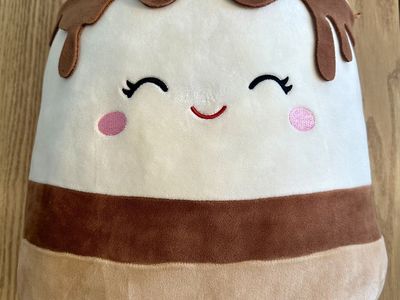 Squishmallow KellyToys - 12 Inch (30cm) - Carmelita The S'Mores - Super Soft Plush Toy Animal Pillow