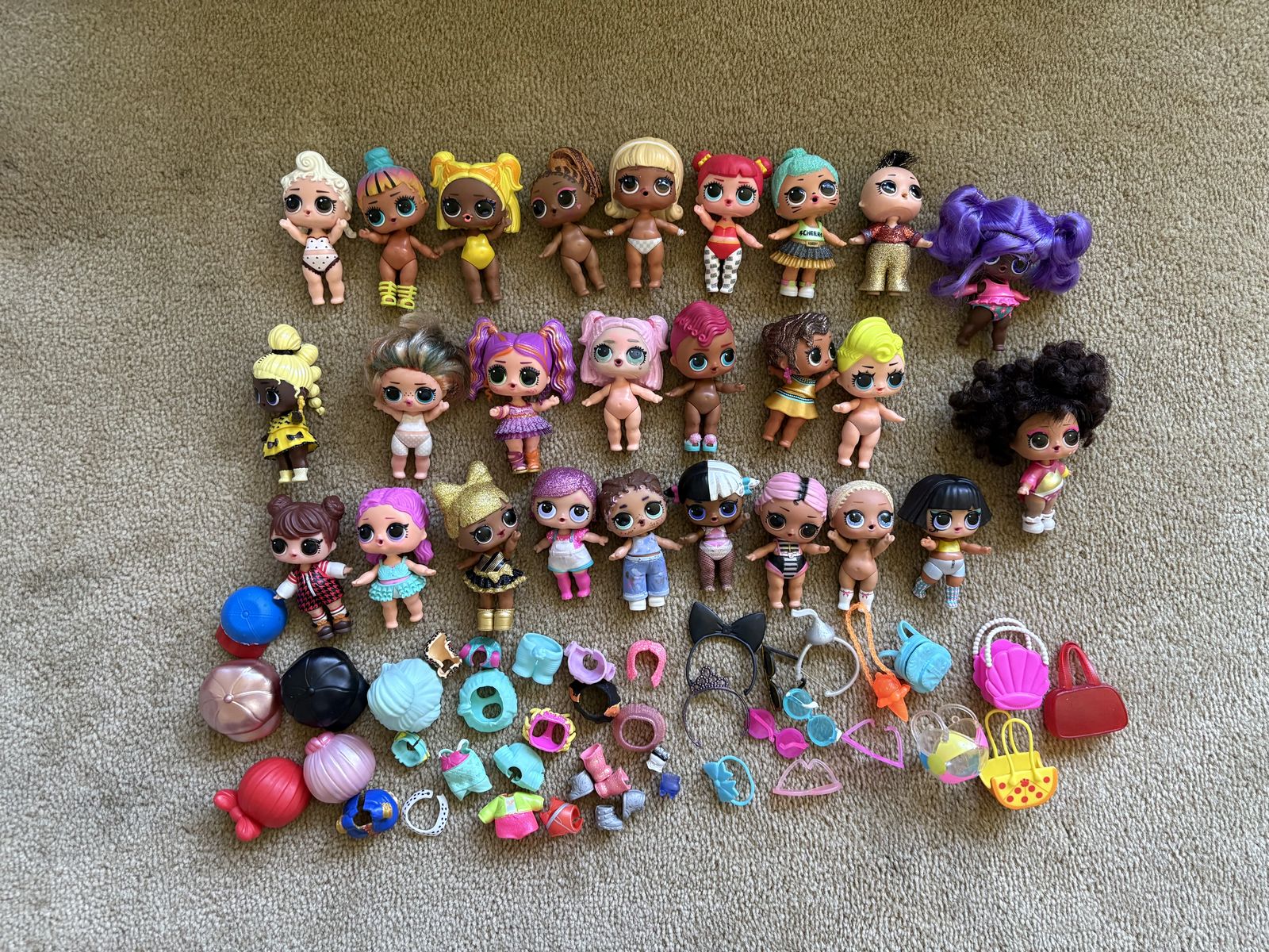 Set of LOL Surprise! Dolls and Accessories