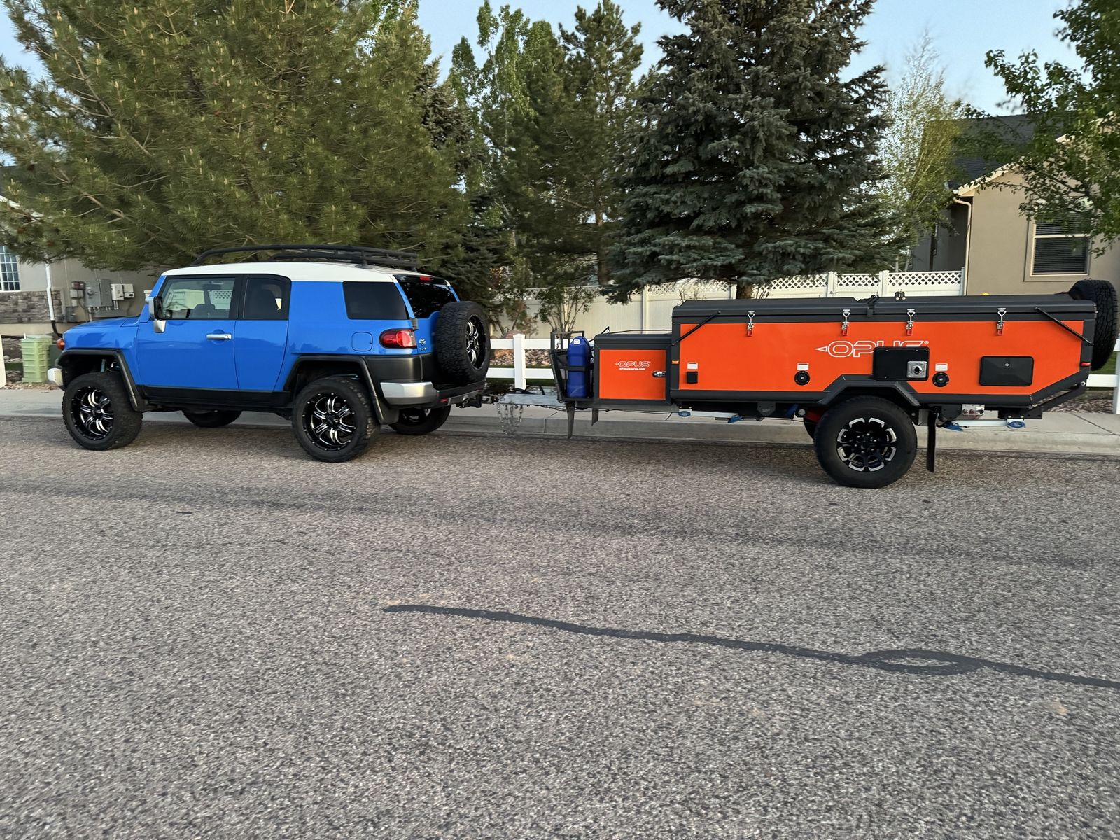 2019 Opus 4 Off-Road Camper Trailer with ARB Fridge, Heater, Awning, and Shower Tent