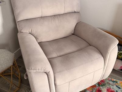 Brand New Suede Rocker/Recliner