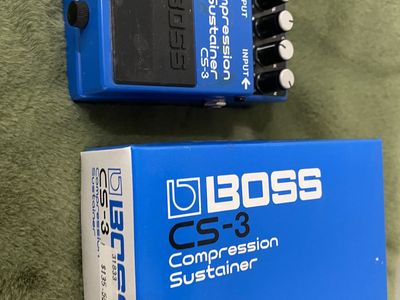 Boss compression pedal