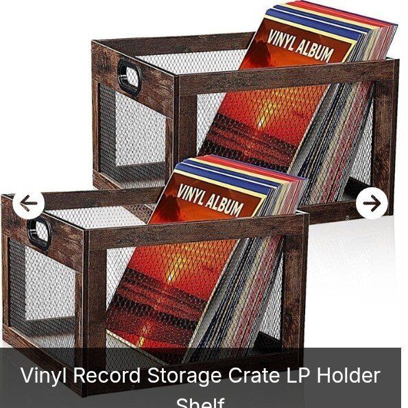 Vinyl Record Storage Crates (NEW)