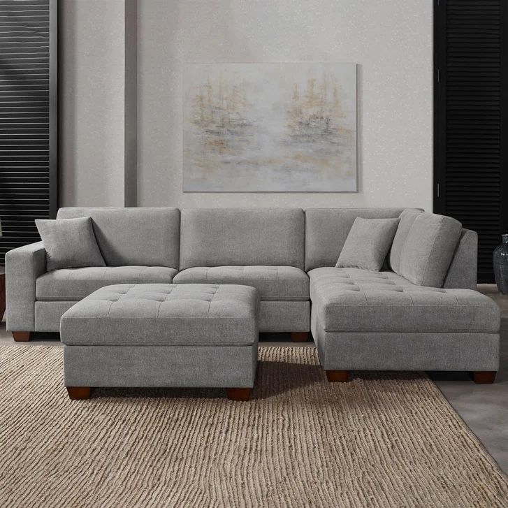 Thomasville Miles 3-piece fabric sectional 