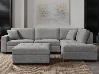 Thomasville Miles 3-piece fabric sectional