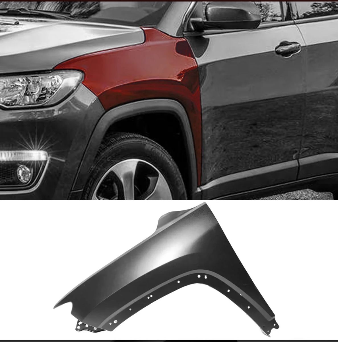 Front Fender For 2017 2018 2019-2023 Jeep Compass,Left Driver Side 68430057AA