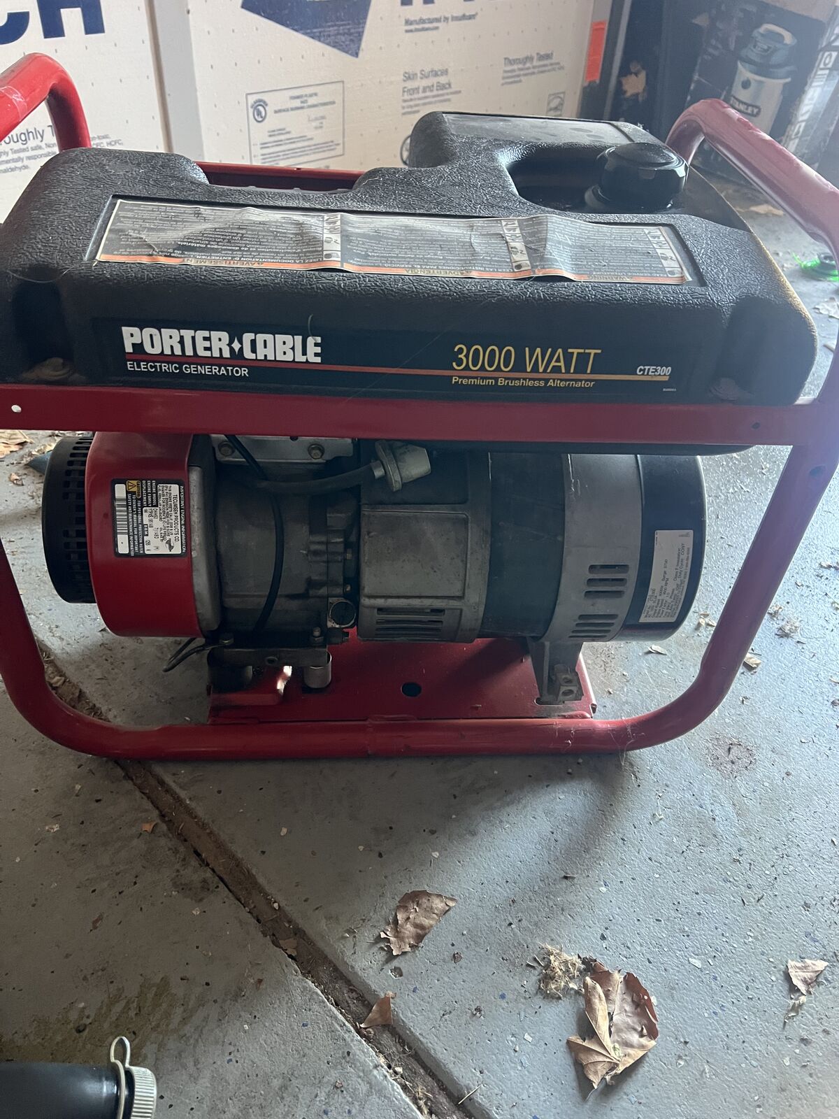 Porter Cable 6.0 HP 3000W gas generator