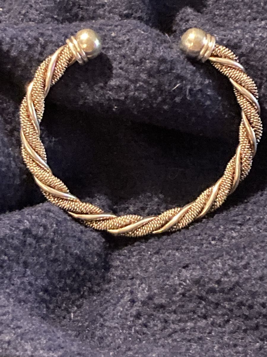 Tiffany&co twisted mesh cuff
