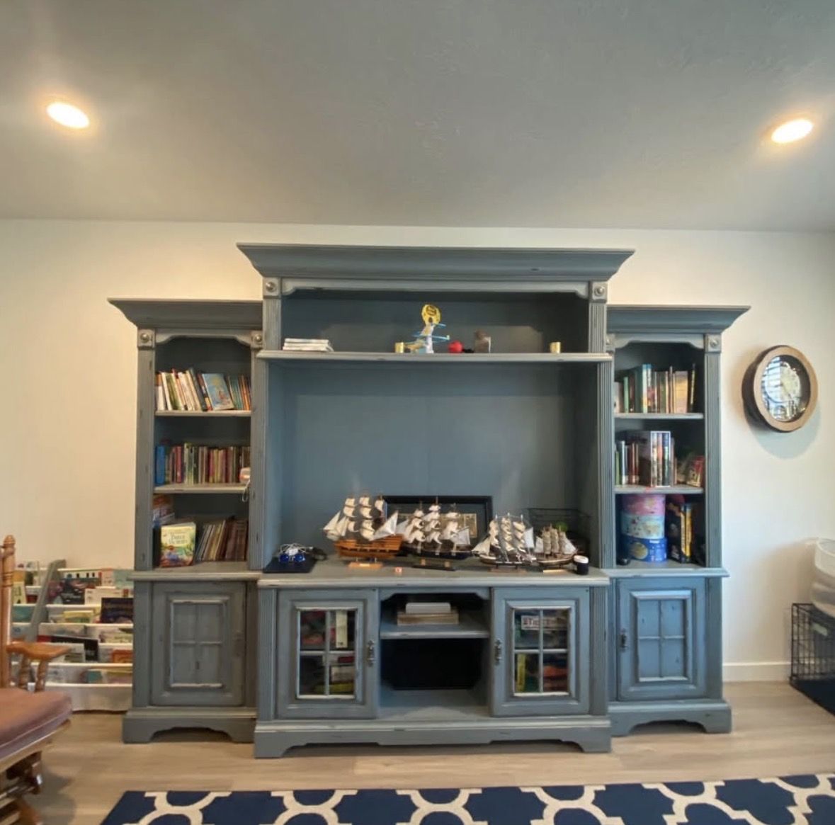 Blue Entertainment Center