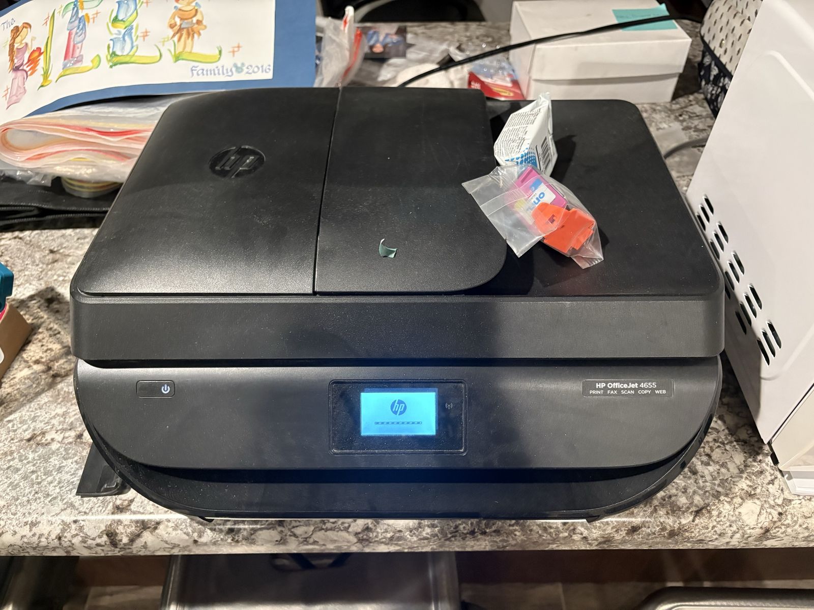 HP OfficeJet 4655 All-in-One Wireless Printer with Extra Ink