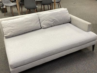 Light Gray Fabric / Deep Lounge Sofa