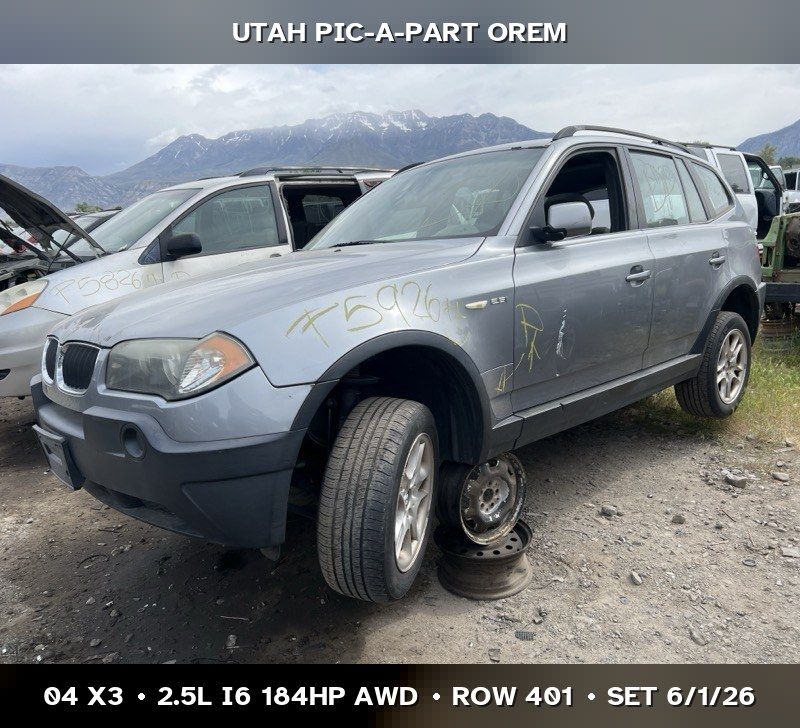2004 BMW X3 E83 Parts - UTPAP Orem