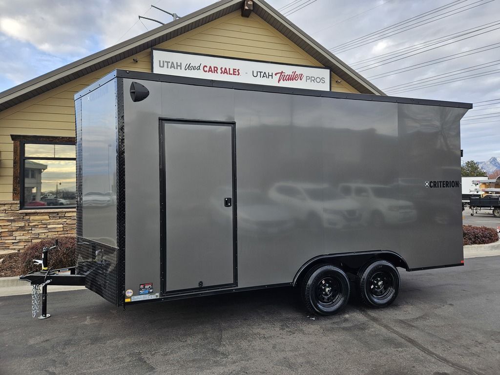 8x16 / 8.5x16 .080 Aluminum Exterior Enclosed Cargo Trailer Criterion 2026