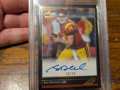 Sam Darnold rookie autograph 20/25 and a 1/1