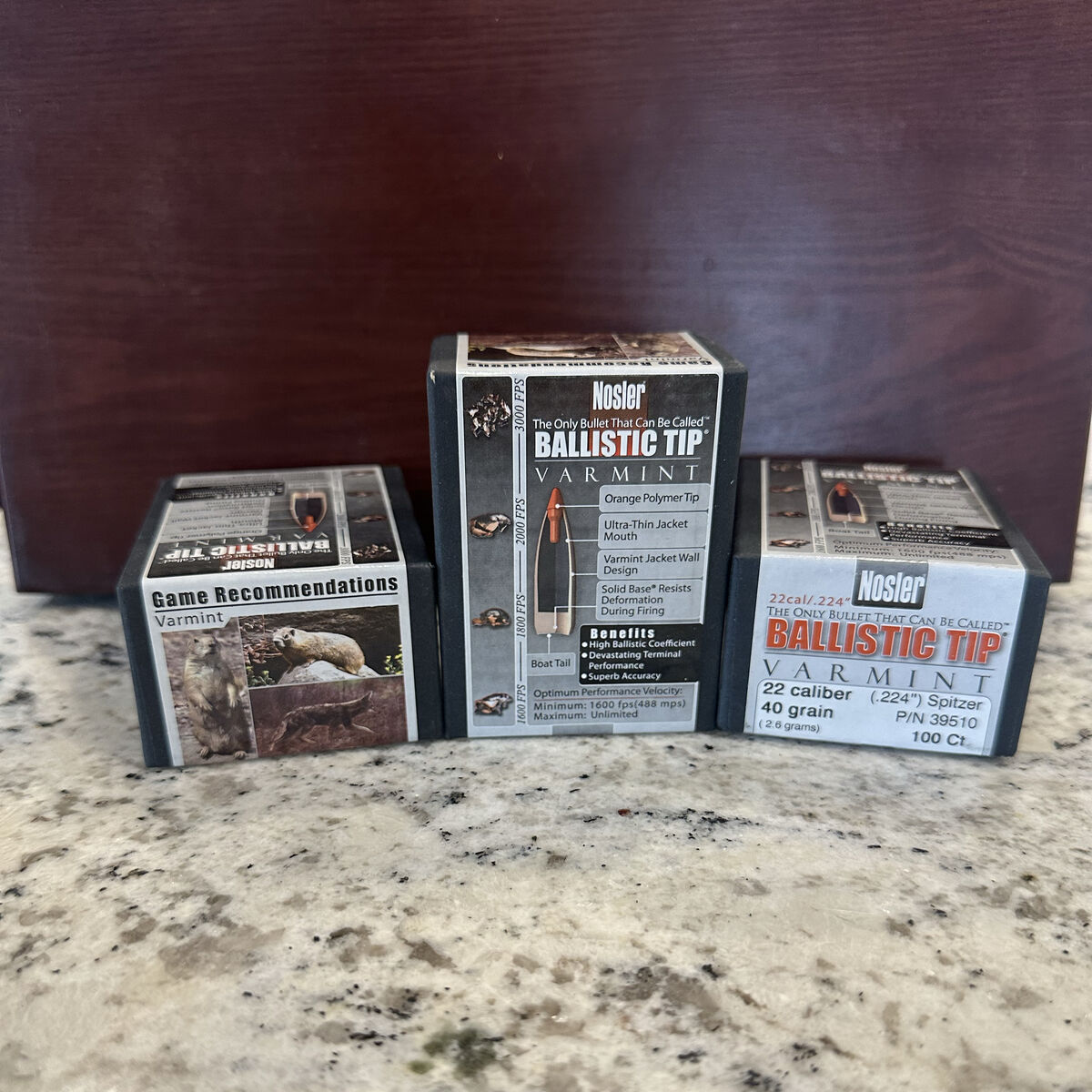 Reloading Bullet Nosler.22Cal. 224 40 gr