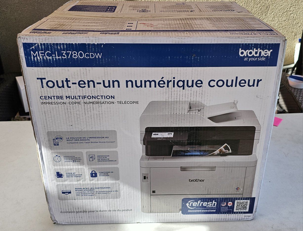 Brother MFC-L3780CDW Color Laser Printer All-in-One New  #142