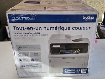 Brother MFC-L3780CDW Color Laser Printer All-in-One New #142