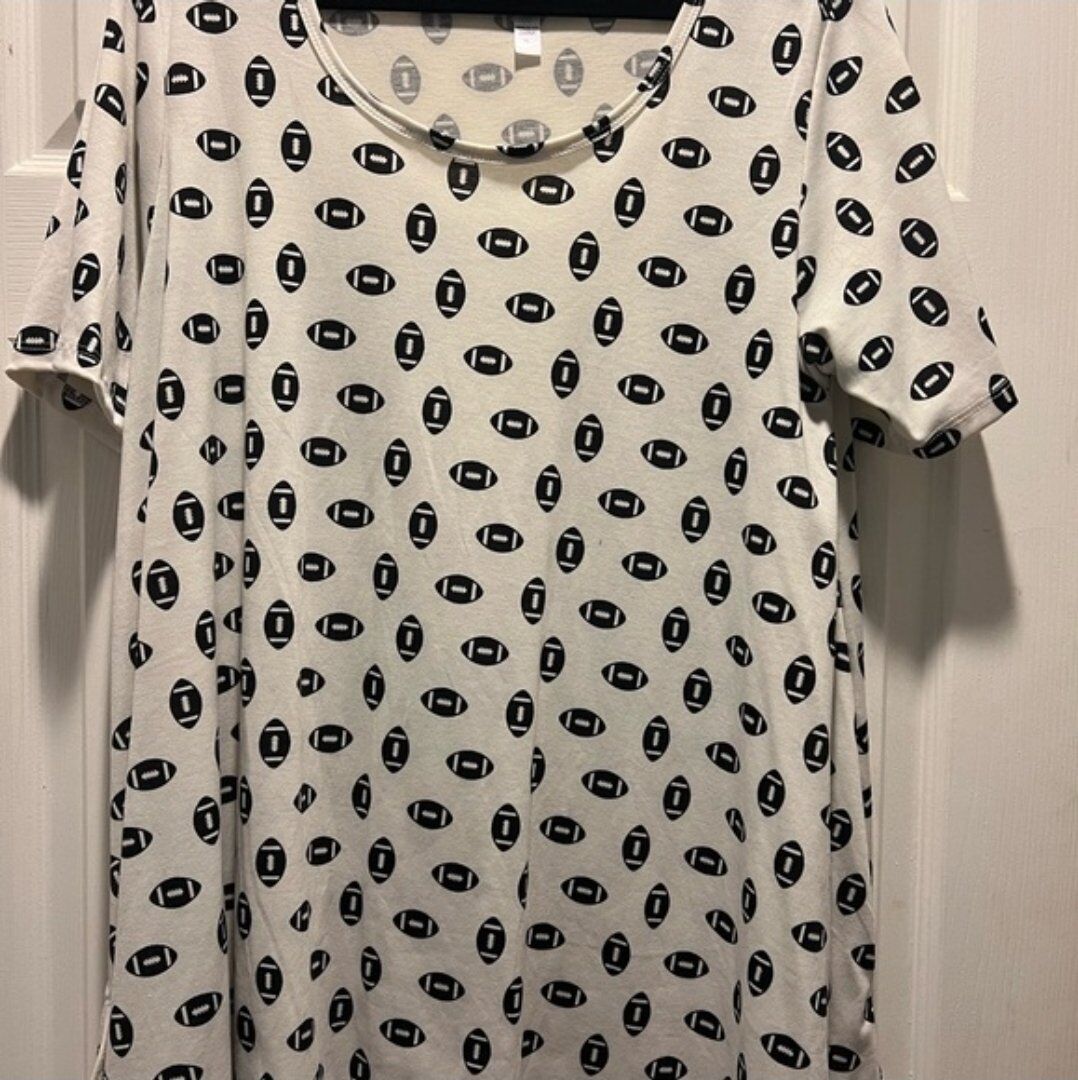 Lularoe football top