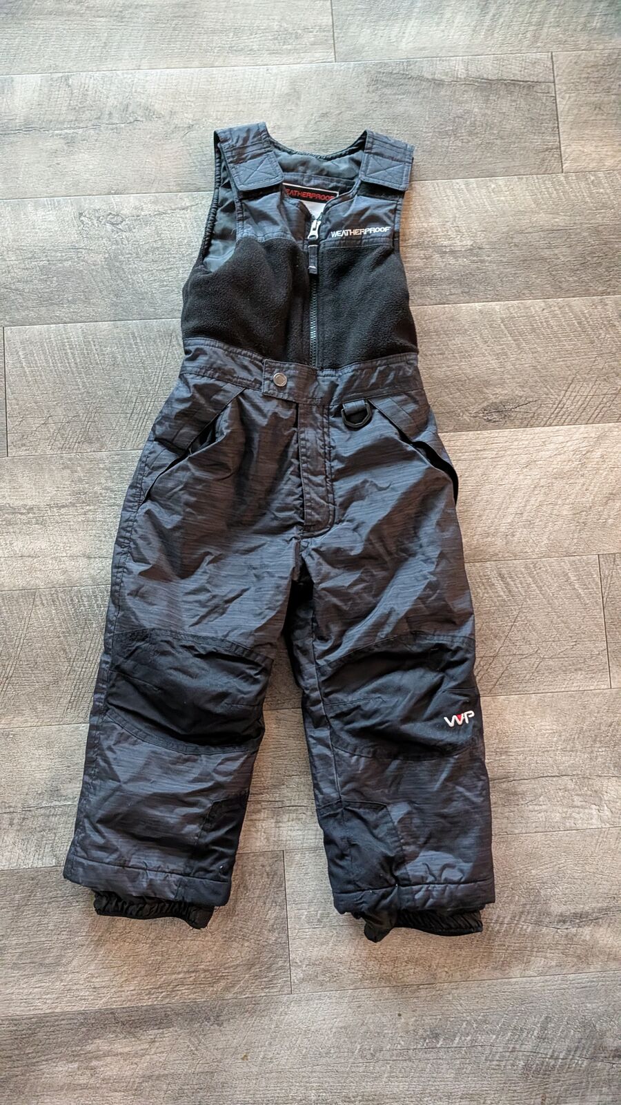 4T Toddler Youth Black Ski Snow Bibs Pants