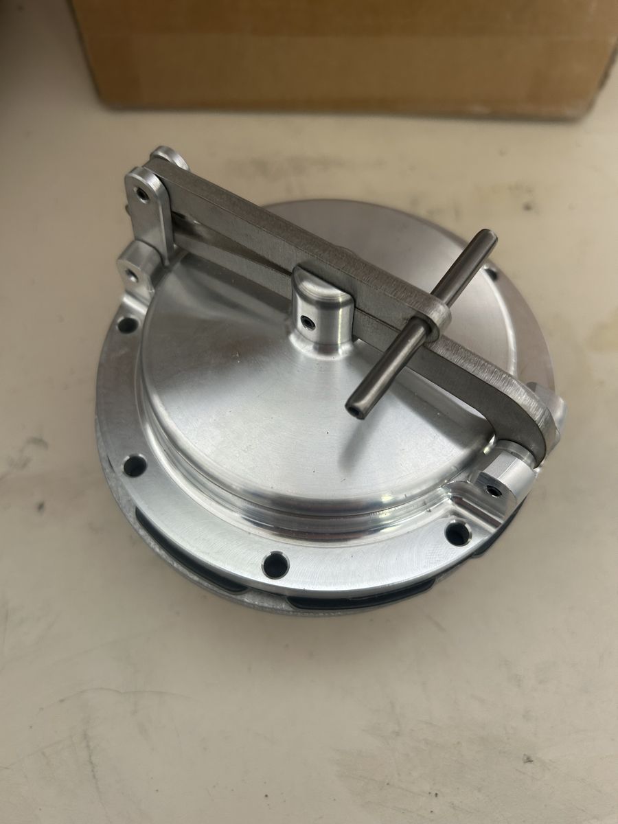 Custom billet aluminum cap new, never used