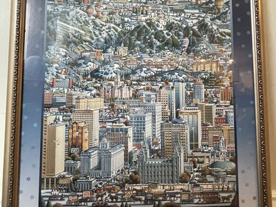 Framed SLC Folk Art Print