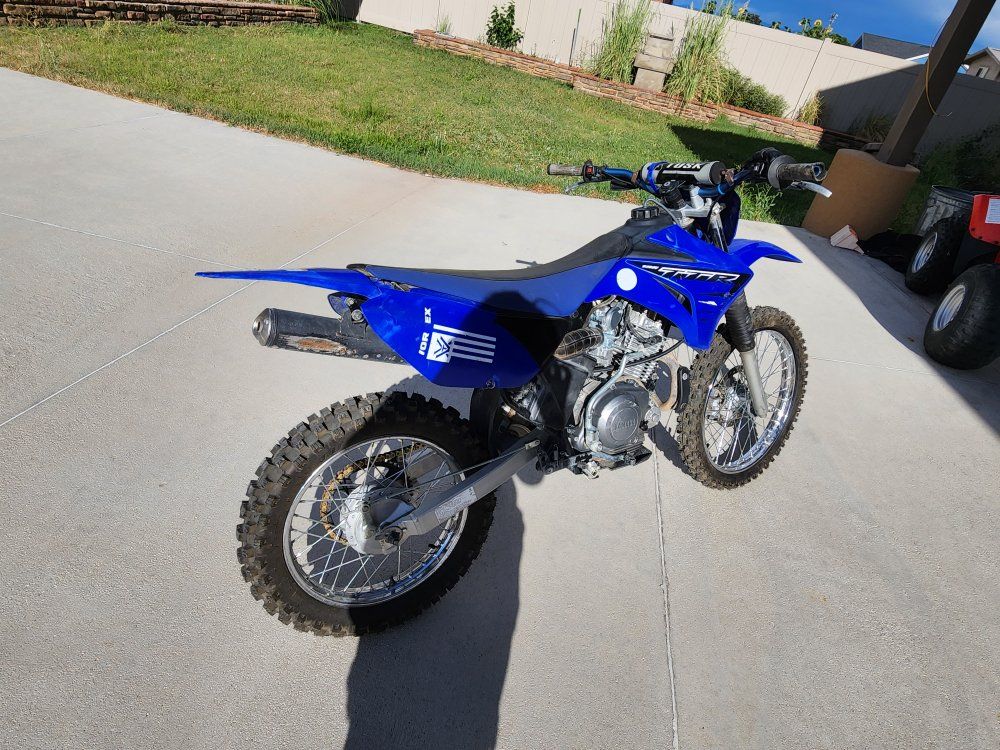 Yamaha 2023 TT-R Dirt Bike Blue Off-Road Motorcycle 125