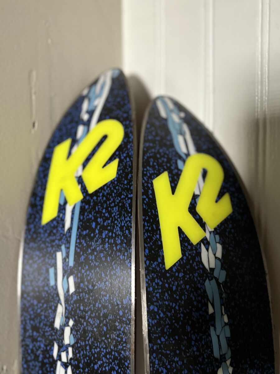 K2 Mamba vintage skis