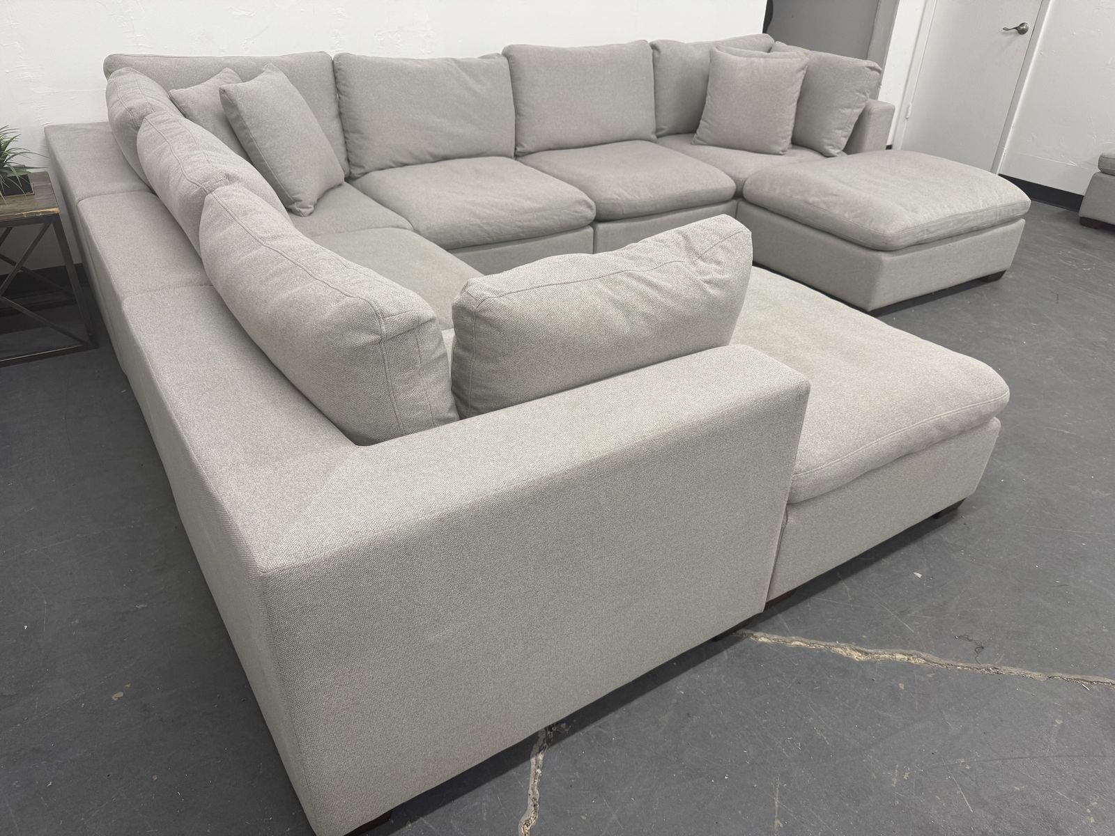 GRAY COSTCO LOWELL MODULAR SECTIONAL SOFA COUCH