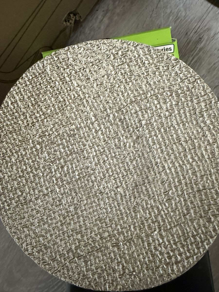 Decorative Silver Textured Charger Plates Set