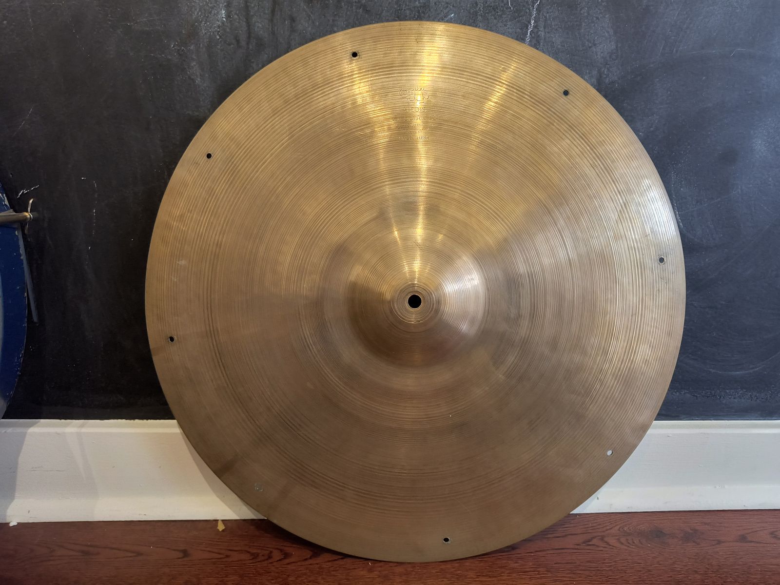 Vintage 1950s A Avedis Zildjian Large Stamp 20" Ride Cymbal 2420g