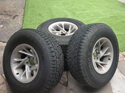 Sailun Terramax AT4 265/70R16 All-Terrain Tires & Wheels - Set of 4