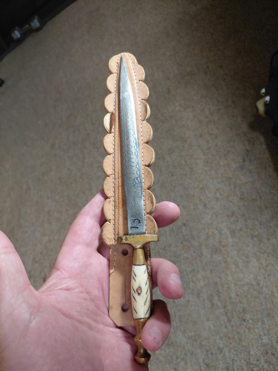 Vintage 1950 EL Cazador Sword Letter Opener Hecho EN Mexico $30 cash firm text 385-414-9627
