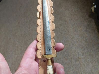 Vintage 1950 EL Cazador Sword Letter Opener Hecho EN Mexico $30 cash firm text 385-414-9627