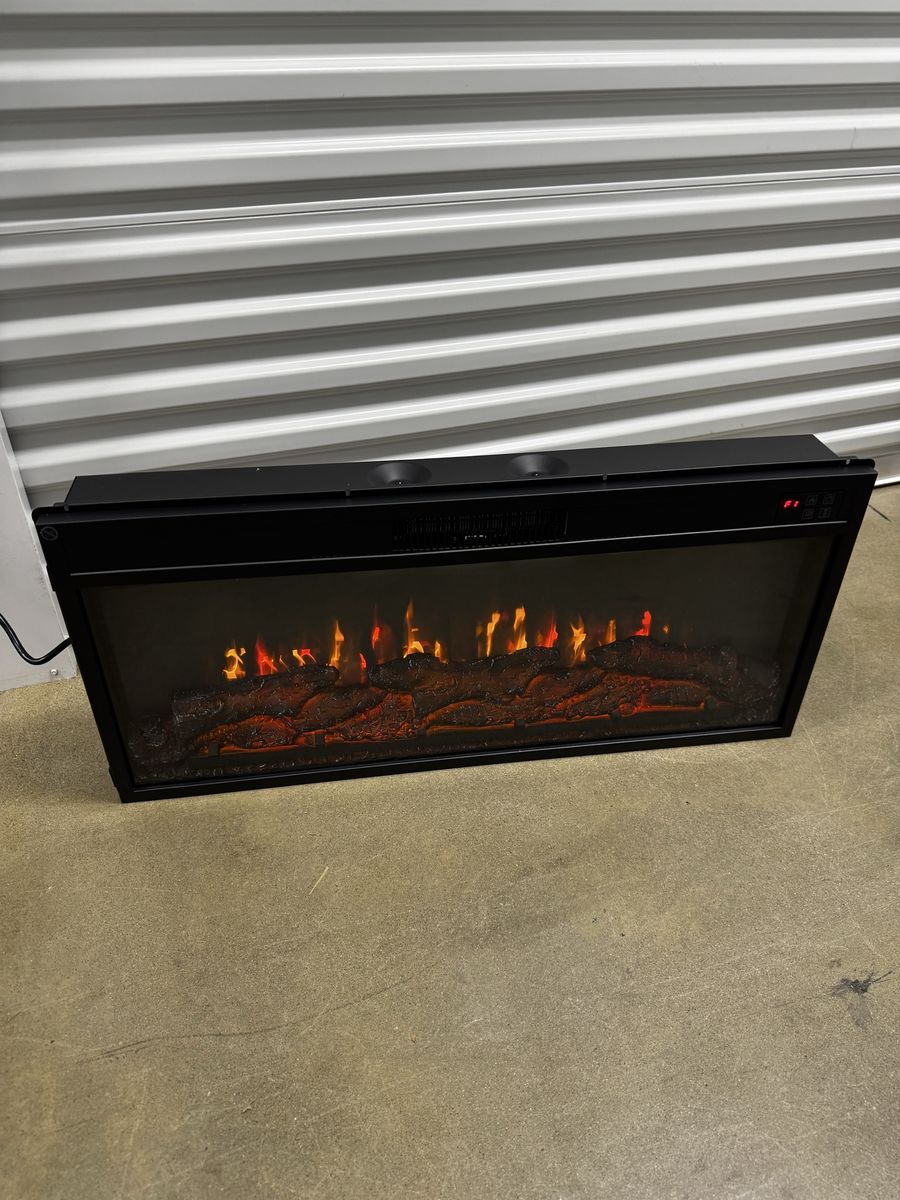 36" x 14" Electric Fireplace insert NEW