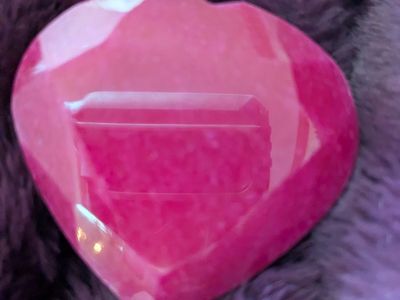 513 ct Opaque heart shaped Ruby