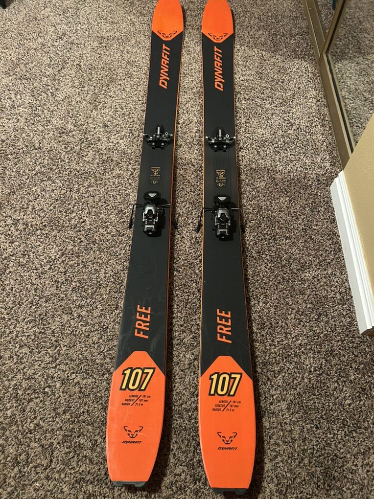 Dynafit Free 107 Skis (181cm) + Dynafit Rotation 12 Bindings